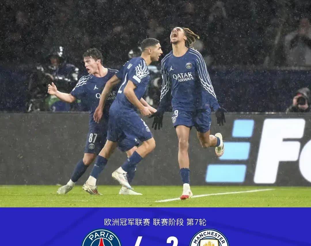 关于巴黎圣日耳曼横扫摩纳哥，获得欧冠胜利！的信息